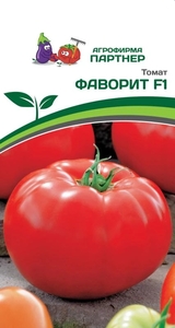 Томат Фаворит F1 10 шт, Плоды округлой и плоскоокруглой формы, плотные, мясистые, насыщенно-красные, отличных вкусовых качеств, Партнёр