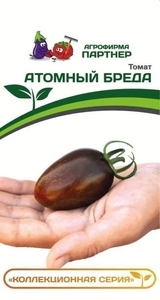 Томат Атомный Бреда 0.05 г, Плоды с куста не опадают, не трескаются, после сбора способны храниться до 2 недель без потери вкусовых и товарных качеств, Партнёр